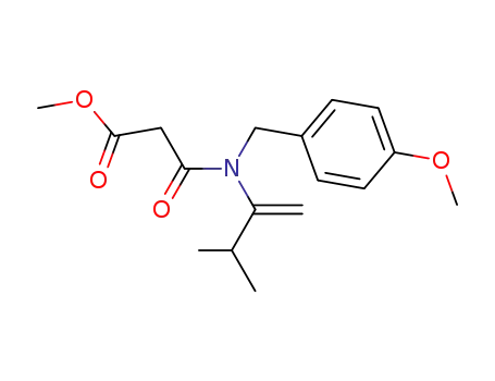 N-(1-isopropylvinyl)-N-(4-methoxybenzyl)-malonamic acid methyl ester