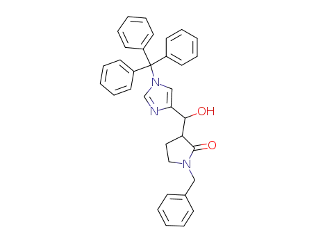 N-benzyl-3-[hydroxy(triphenylmethylimidazol-4-yl)methyl]pyrrolidin-2-one