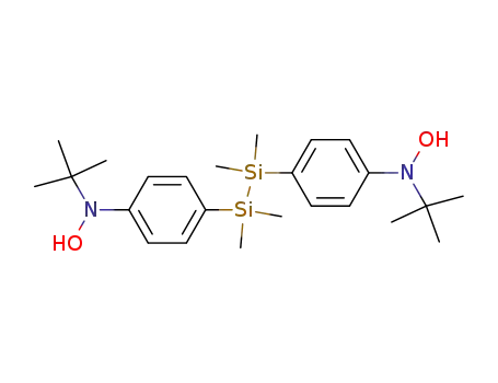 1,2-bis[4-(N-hydroxy-tert-butylamino)phenyl]-1,1,2,2-tetramethyldisilane