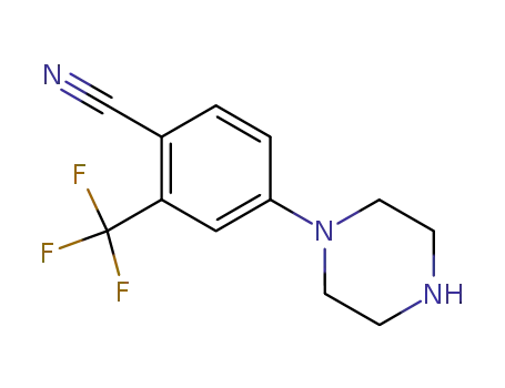 4-(Piperazin-1-yl)-2-(trifluoromethyl)benzonitrile