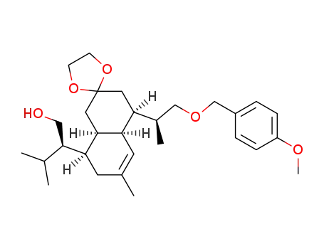 (R)-2-{(4'R,4'aS,8'R,8'aR)-4'-[(S)-2-(4-Methoxy-benzyloxy)-1-methyl-ethyl]-6'-methyl-3',4',4'a,7',8',8'a-hexahydro-1'H-spiro[[1,3]dioxolane-2,2'-naphthalen]-8'-yl}-3-methyl-butan-1-ol