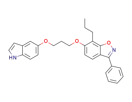 5-[3-(7-propyl-3-phenylbenzo[d]isoxazol-6-yloxy)propoxy]-1H-indole