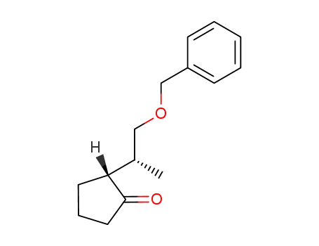 (2R)-2-((1R)-2-benzyloxy-1-methylethyl)-cyclopentanone