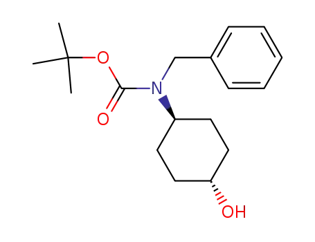 trans-4-[N-benzyl-N-(tert-butoxycarbonyl)amino]cyclohexan-1-ol