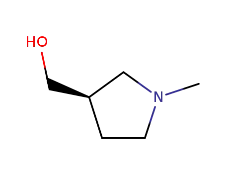 Molecular Structure of 1210934-04-5 ((S)-3-(HYDOXYMETHYL)-1-METHYLPYRROLIDINE)