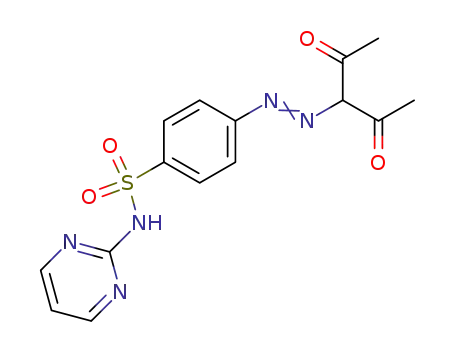 4-[(E)-(2,4-dioxopentan-3-yl)diazenyl]-N-(pyrimidin-2-yl)benzenesulfonamide