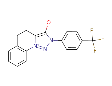 4,5-dihydro-3-oxido-2-[4-(trifluoromethyl)phenyl]-[1,2,3]triazolo[1,5-a]quinolinium inner salt