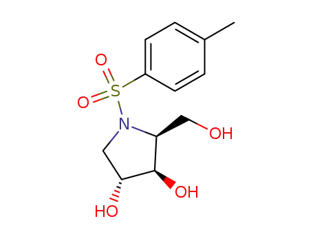 3,4-Pyrrolidinediol, 2-(hydroxymethyl)-1-[(4-methylphenyl)sulfonyl]-,
(2S,3R,4R)-