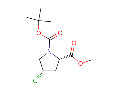 1,2-Pyrrolidinedicarboxylicacid, 4-chloro-, 1-(1,1-dimethylethyl) 2-methyl ester, (2S,4S)-