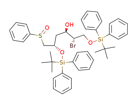 (2S,3R,5S)-6-Benzenesulfinyl-2-bromo-1,5-bis-(tert-butyl-diphenyl-silanyloxy)-hexan-3-ol