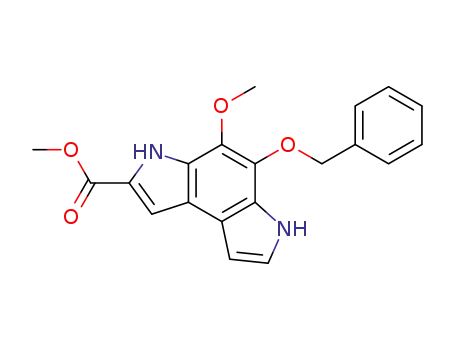 methyl 4-benzyloxy-3,6-dihydro-5-methoxypyrrolo<3,2-e>indole-7-carboxylate