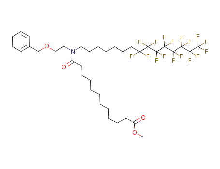 methyl N-[2-(benzyloxy)ethyl]-N-[7-(F-octyl)heptyl]-11-carboxamidoundecanoate
