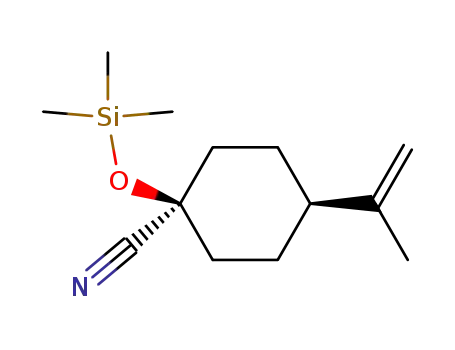cis-4-isopropenyl-1-trimethylsilyloxycyclohexanecarbonitrile