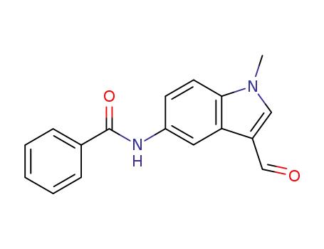 <i>N</i>-(3-formyl-1-methyl-1<i>H</i>-indol-5-yl)-benzamide