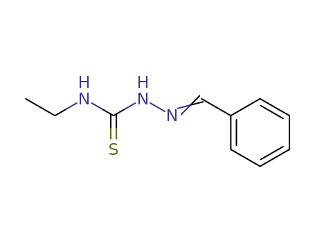 Molecular Structure of 80550-04-5 (Hydrazinecarbothioamide, N-ethyl-2-(phenylmethylene)-)