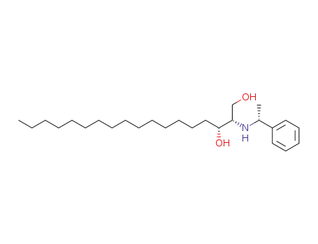 2(S)-[(1(R)-phenylethyl)amino]octadecane-1,3-diol