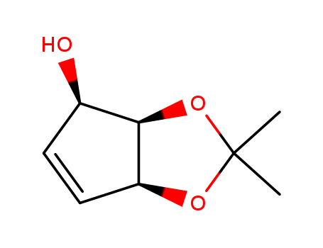 (3R,4R,5S)-3-hydroxy-4,5-(isopropylidenedioxy)-cyclopentene