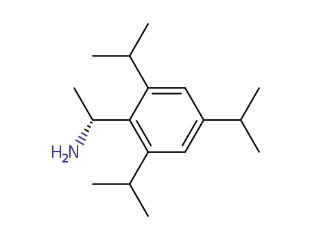 Molecular Structure of 926622-52-8 (Benzenemethanamine, α-methyl-2,4,6-tris(1-methylethyl)-, (αR)-)