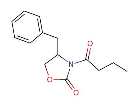 2-Oxazolidinone, 3-(1-oxobutyl)-4-(phenylmethyl)-