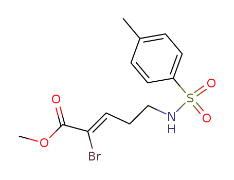 (Z)-2-bromo-5-[N-(4-methylphenylsulfonyl)amino]pent-2-enoate