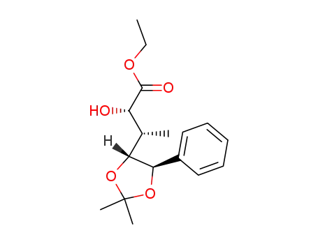 ethyl (2S,3R)-3-[(4R,5R)-2,2-dimethyl-5-phenyl-1,3-dioxolan-4-yl]-2-hydroxybutanoate