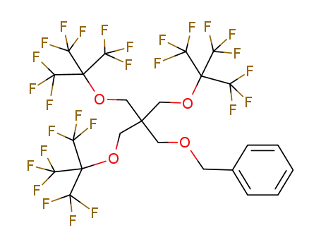 [3-(2,2,2-trifluoro-1,1-bis-trifluoromethyl-ethoxy)-2,2-bis-(2,2,2-trifluoro-1,1-bis-trifluoromethyl-ethoxymethyl)-propoxymethyl]-benzene