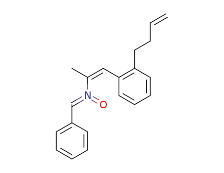 (1Z)-N-benzylidene-1-(2-(3-butenyl)phenyl)-1-propen-2-amine N-oxide