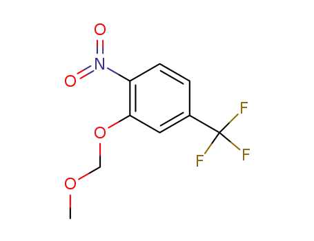 Molecular Structure of 209688-18-6 (2-nitro-5-trifluoromethylphenyl methoxymethyl ether)