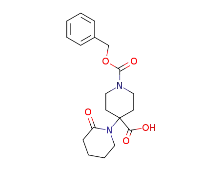 Molecular Structure of 166180-94-5 ([1,4'-Bipiperidine]-1',4'-dicarboxylic acid, 2-oxo-, 1'-(phenylmethyl)
ester)