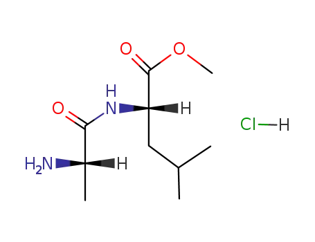 Molecular Structure of 59515-79-6 (H-ALA-LEU-OME HCL)