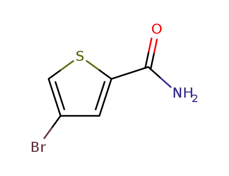 Molecular Structure of 83933-17-9 (4-BROMO-2-THIOPHENECARBOXAMIDE)