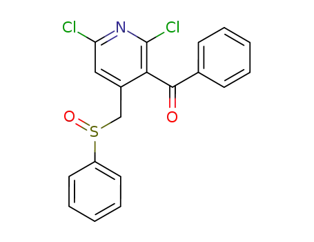 Methanone, [2,6-dichloro-4-[(phenylsulfinyl)methyl]-3-pyridinyl]phenyl-
