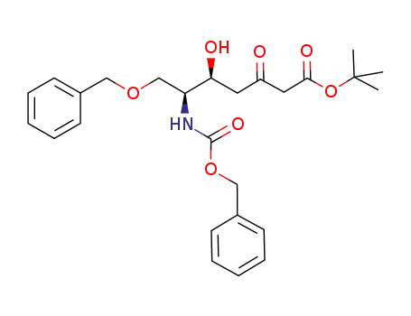 (5S,6S)-7-benzyloxy-6-benzyloxycarbonylamino-5-hydroxy-3-oxo-heptanoic acid tert-butyl ester