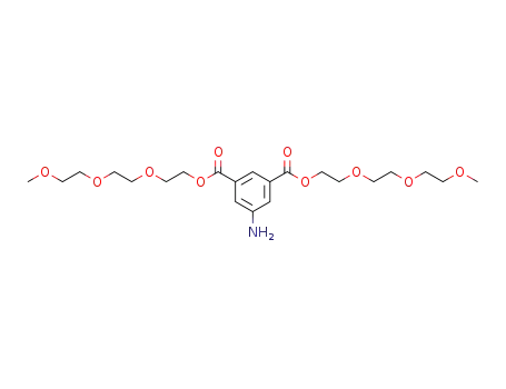 Molecular Structure of 795277-30-4 (bis-(2-(2-(2-methoxyethoxy)ethoxy)ethyl)-5-aminoisophthalate)