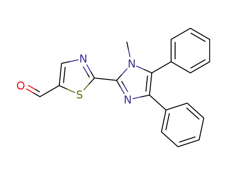 1-methyl-2-[2-(5-formylthiazolyl)]-4,5-bis(phenyl)imidazole