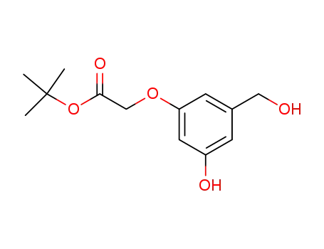 (3-hydroxy-5-hydroxymethyl-phenoxy)-acetic acid <i>tert</i>-butyl ester