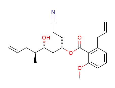 (1S,3R,4S)-1-(2-cyanoethyl)-3-hydroxy-4-methylhept-6-enyl 6-methoxy-2-(prop-2-enyl)benzoate
