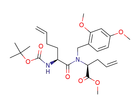 N-(N-(Boc)-L-homoallylglycyl)-N-(2,4-dimethoxybenzyl)-L-allylglycine methyl ester