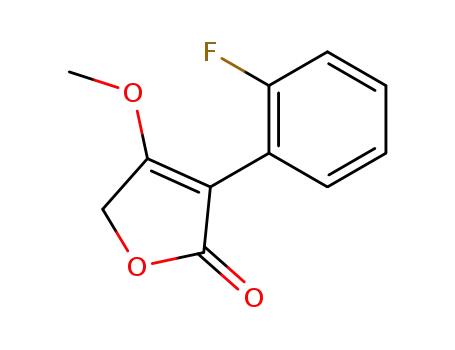 2(5H)-Furanone, 3-(2-fluorophenyl)-4-methoxy-