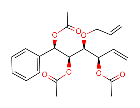 2,4,5-tri-O-acetyl-3-O-allyl-5,6-dideoxy-1-C-phenyl-hex-1-enitol