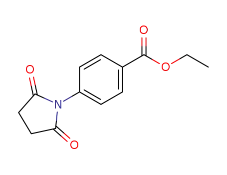 Molecular Structure of 92634-76-9 (ETHYL 4-(2,5-DIOXOTETRAHYDRO-1H-PYRROL-1-YL)BENZOATE)