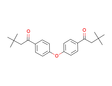 Molecular Structure of 791137-05-8 (4,4'-bis(3,3-dimethylbutanoyl)diphenyl ether)