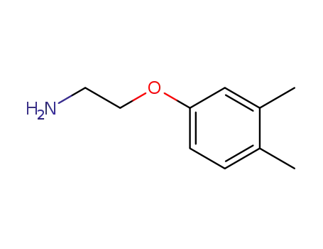 Molecular Structure of 26646-48-0 (2-(3,4-DIMETHYL-PHENOXY)-ETHYLAMINE)