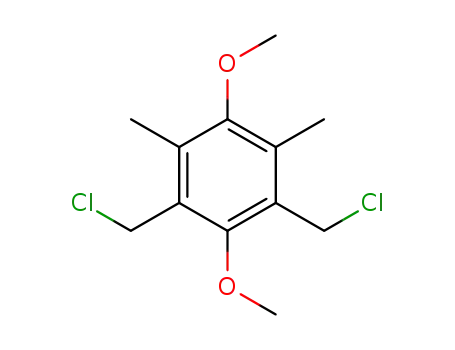 Molecular Structure of 15967-53-0 (Benzene, 1,3-bis(chloromethyl)-2,5-dimethoxy-4,6-dimethyl-)
