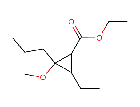 Ethyl 3-ethyl-2-methoxy-2-propylcyclopropane-1-carboxylate