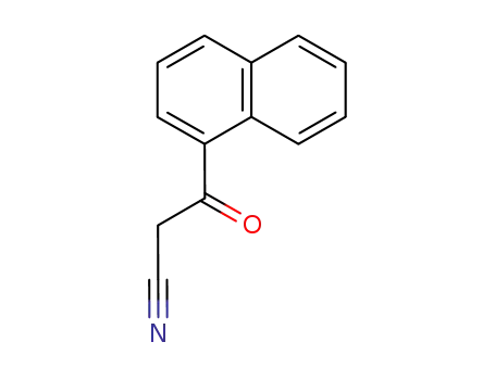 Molecular Structure of 39528-57-9 (1-NAPHTHOYLACETONITRILE)