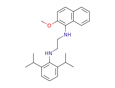 Molecular Structure of 909030-90-6 (1,2-Ethanediamine,
N-[2,6-bis(1-methylethyl)phenyl]-N'-(2-methoxy-1-naphthalenyl)-)