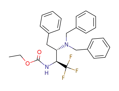 ((1S,2S)-2-Dibenzylamino-3-phenyl-1-trifluoromethyl-propyl)-carbamic acid ethyl ester