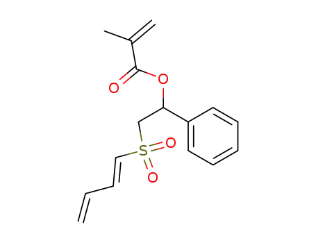 2-[(E)-butadienesulfonyl]-1-phenylethyl methacrylate