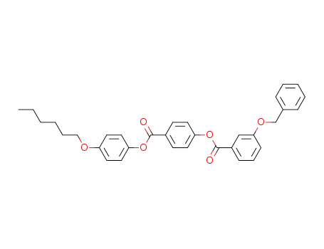 4-n-hexyloxyphenyl 4-(3-benzyloxybenzoyloxy)benzoate